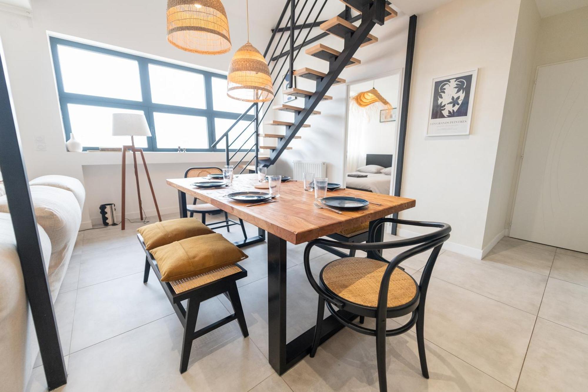 Kasa Madura - Duplex Au Calme Tout Equipe Сент-Этьен Экстерьер фото