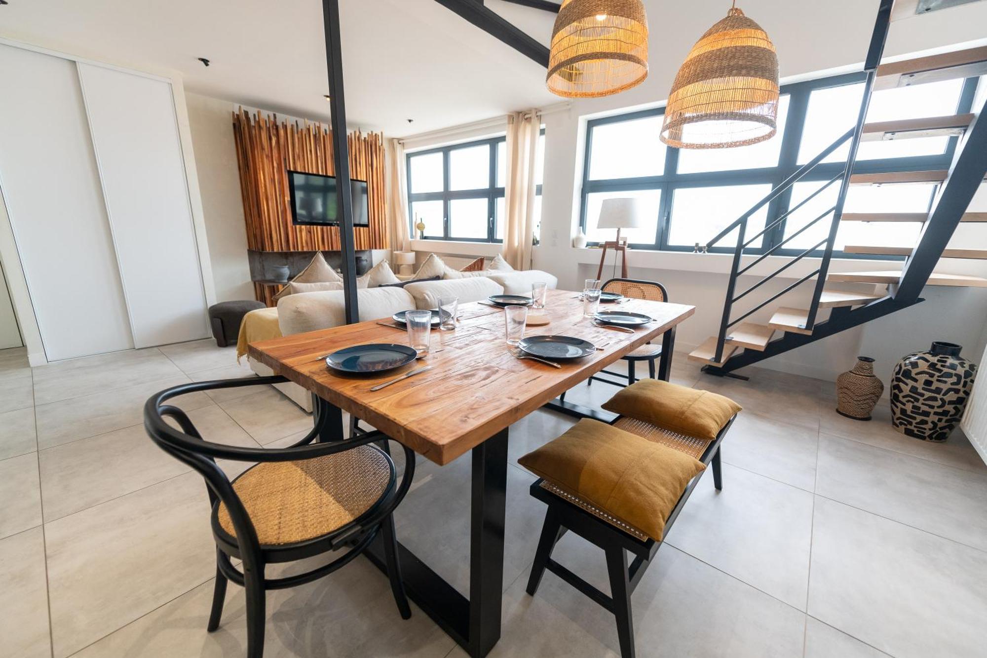 Kasa Madura - Duplex Au Calme Tout Equipe Сент-Этьен Экстерьер фото